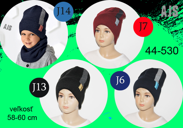 Zimné čiapky 44-530 56-60 cm