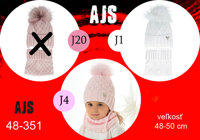 Zimný set AJS 48-351 48-50 cm