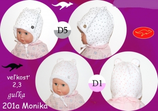 čiapka  Monika guľka 201a