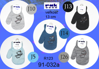 detské rukavice  91-032a* R123 13 cm