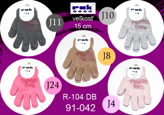 Detské rukavice 91-042 -15 cm
